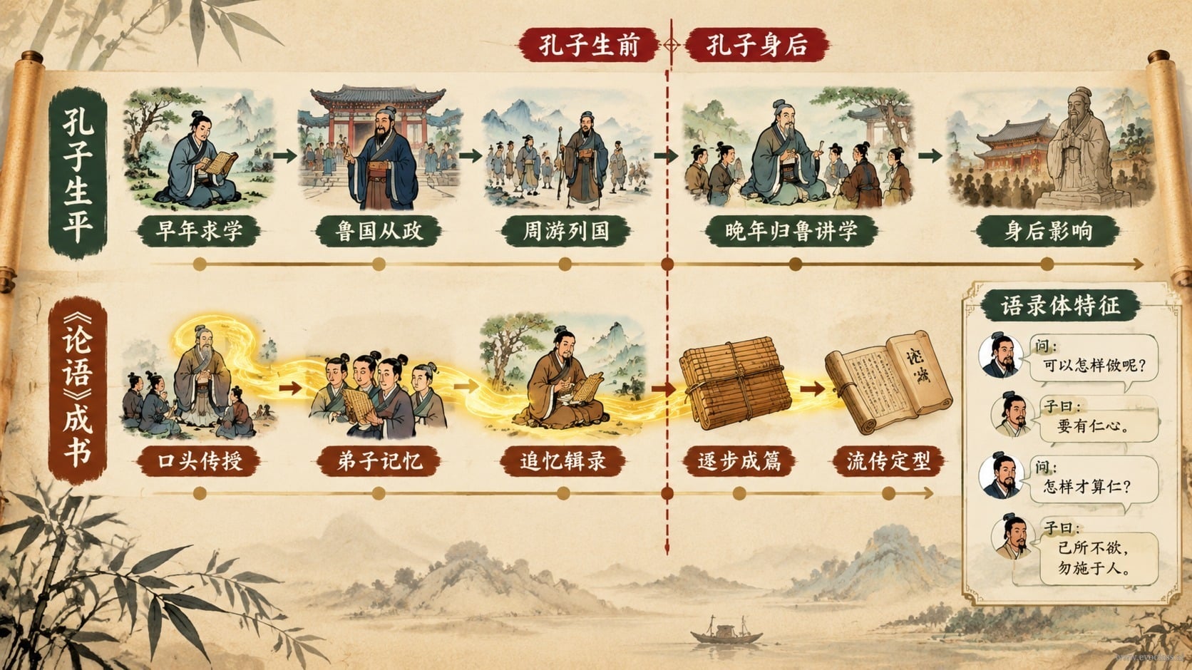 《论语》的成书与语录体特征